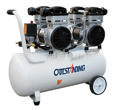 奥突斯OTS-1100*2-60L静音无油空压机 3P铜线牙科医用工业气泵