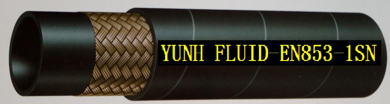YUNH FLUID一层钢丝液压胶管 1SN-04 1/4