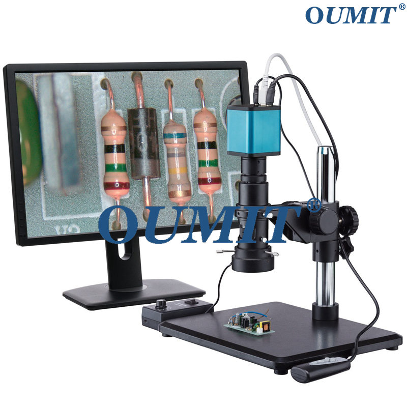供应苏州电视视频HDMI拍照量测高清自动对焦聚焦AF工业显微镜