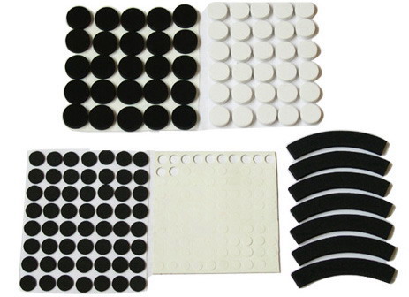 厂家专业供应 黑色硅胶脚垫 硅胶密封圈防滑硅胶垫