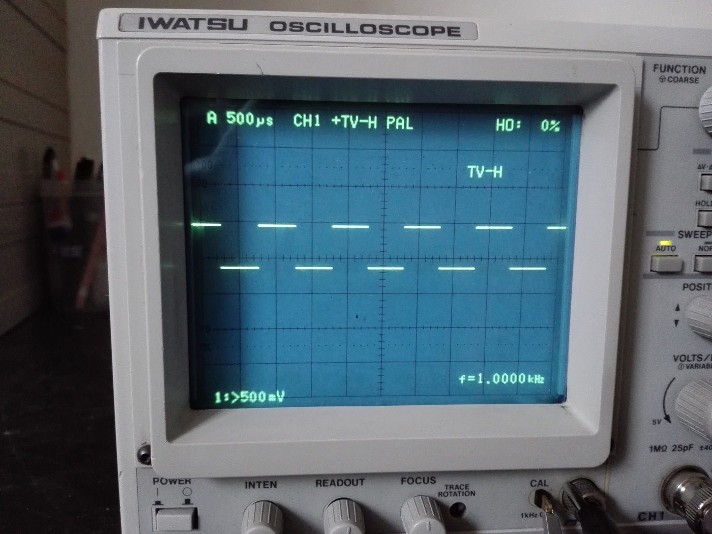 二手日本岩崎 20兆 SS-7802A 模拟数字显示 示波器