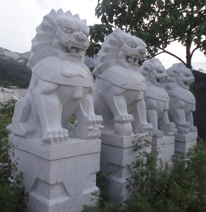 石雕大象 白麻石狮子加工生产厂家 石材麒麟价格