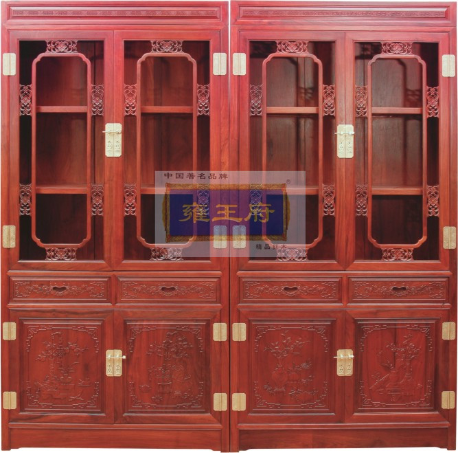 供应雍**红木/东阳红木家具/雍**红木厂家生产的清式书柜