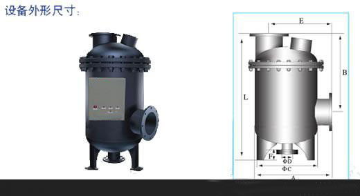 空调低区循环水全滤式水处理器