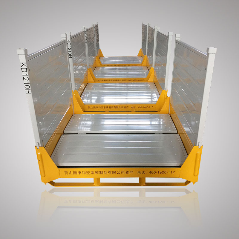 优质金属箱定制 折叠金属箱设计 高承重金属箱加工 可堆垛周转箱生产