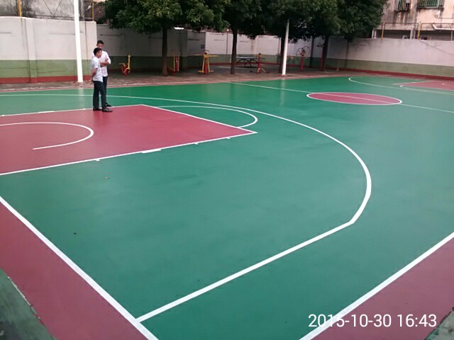 中山市篮球场翻新