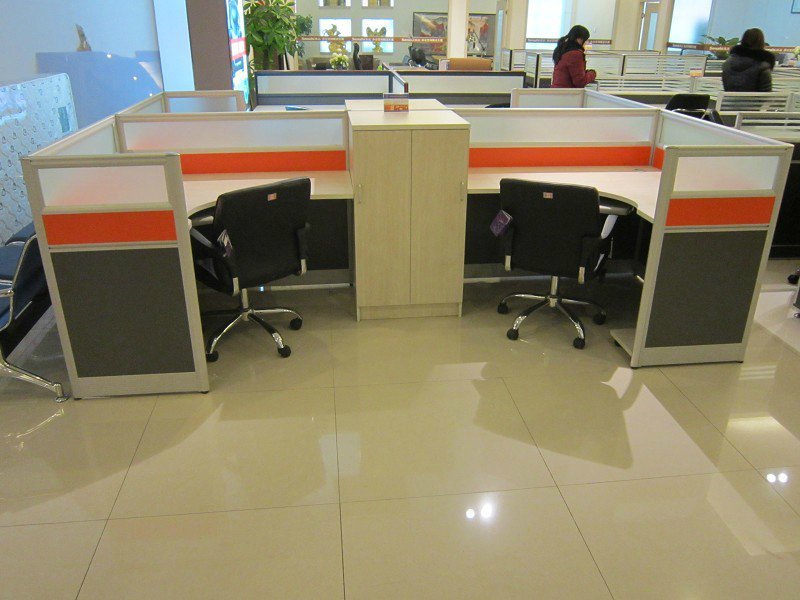 天津办公桌-职员办公桌椅-屏风办公桌4人6人