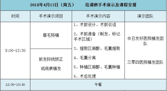 2016*四届毛发移植-植发培训学习班通知