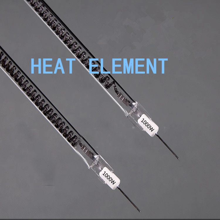 上海热元生产销售取暖器用真空钨丝卤素加热管 红外线石英加热管