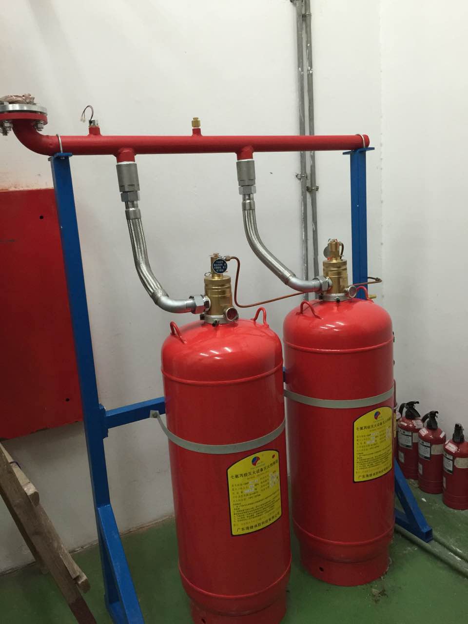 厂家直销七氟丙烷 气体灭火系统 管网七氟丙烷灭火系统 海捷消防设备