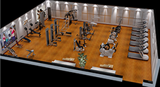 单位活动室 开健身房 单位健身房 单位健身房方案 单位健身房器材