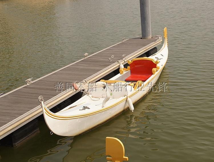 贡多拉 威尼斯木船 欧式木船 手划船 观光船 玻璃钢船 贡多拉旅游船 凤尾船