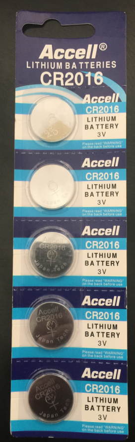 ACCELL:CR2016纽扣锂电池