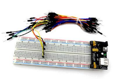 MB102 面包板+电源模块+65条面包线连接线 DIY**套件