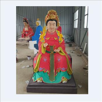 河南寺廟供奉 泰山老奶奶神像 無生老母塑像 十二老母神像 三霄娘娘 玻璃鋼雕塑工藝