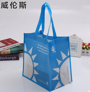 厂家直销 手提涤纶折叠袋 超市购物袋 手提礼品袋