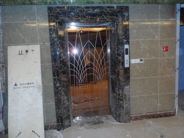 大理石电梯门套 水转印电梯门套 仿石电梯门套
