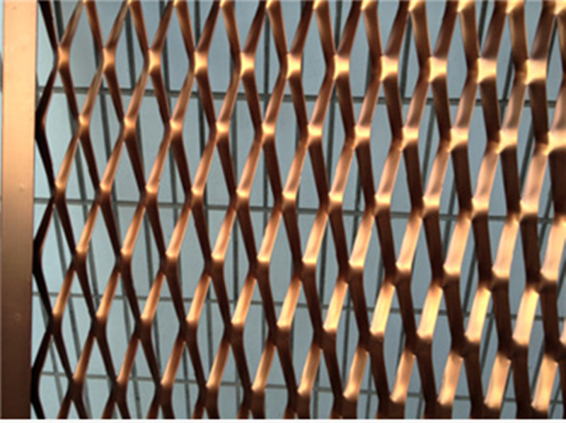 安平亿利达生产铝板网装饰网 金属网吊顶幕墙 网孔大小可以调节