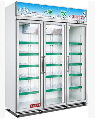 广州大容量立式三门展示柜，供应