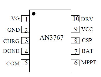 AN3767具有太阳能电池最大功率点跟踪功能的4A，12V 铅酸电池充电管理集成电路