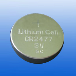 供应陕西3V扣式电池 CR2477煤矿人员定位识别卡电池