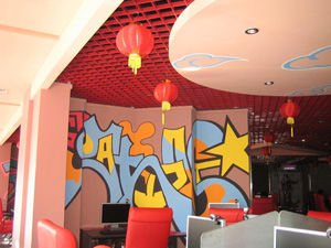 南京墙绘公司设计家装墙绘很漂亮！