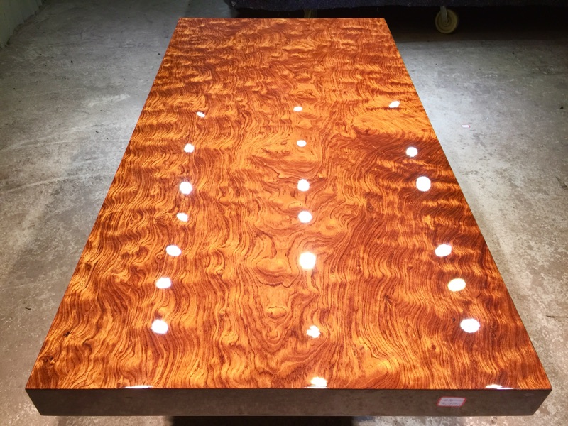 巴花大板桌根雕茶桌书桌实木家具餐桌