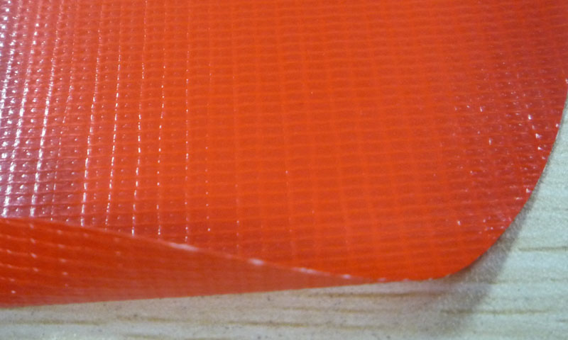 供应绿色涂层PVC夹网布包装使用