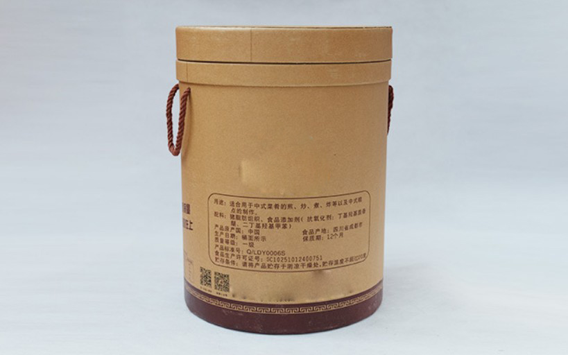 3铁盖纸桶，铁盖纸板桶，粘结剂是用聚乙烯醇胶水