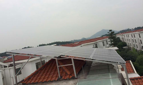 别墅家庭太阳能发电站尽享国家地区双补贴