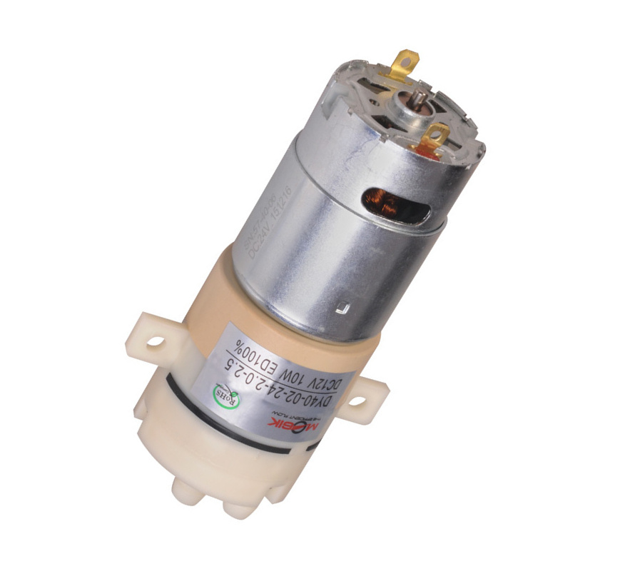动源微泵MOGIK 隔膜泵 自吸泵DYR40-02 用于净水机 食品级材质 流量1.9-2.4L 压力 2.5BAR