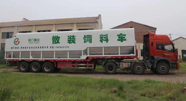 15吨散装饲料运输车**车是可以用来拉散装饲料的现代化设备