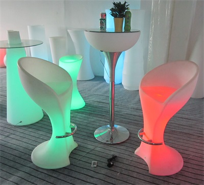 led发光吧椅，吧凳，吧台，led酒吧家具