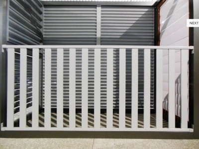 供应装饰百叶铝型材遮阳百叶铝型材阳台护栏百叶挤压生产
