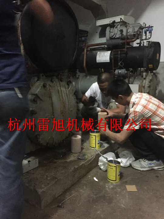 杭州海宁桐乡冷水机组维修/风冷式冷水机保养清洗换油