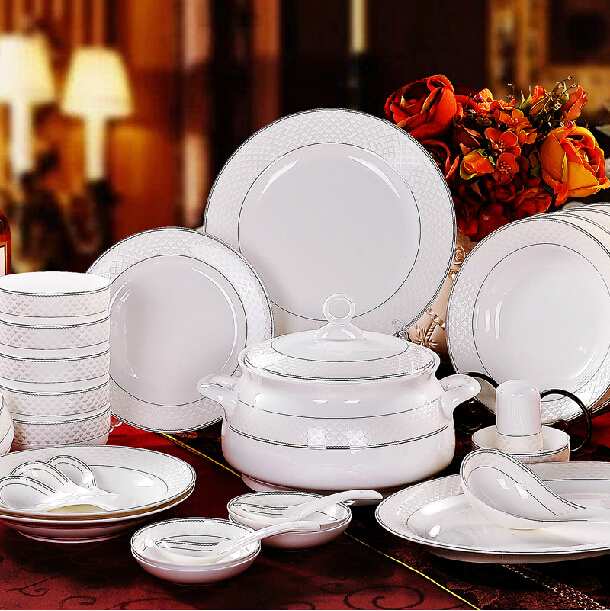 地产奠基仪式礼品餐具定制，房地产开盘促销礼品陶瓷餐具