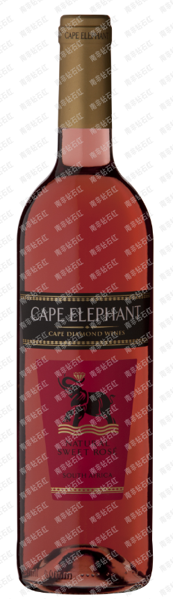 南非原瓶原装进口红酒 开普大象 低度桃红葡萄酒