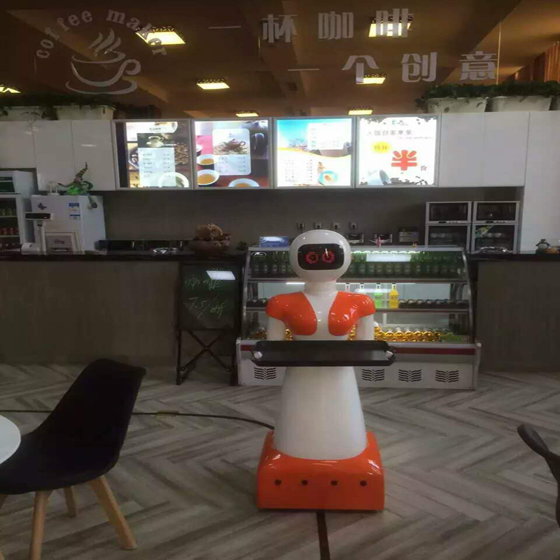 智能送餐迎宾机器人 餐厅酒店酒吧**款 语音智能送餐服务
