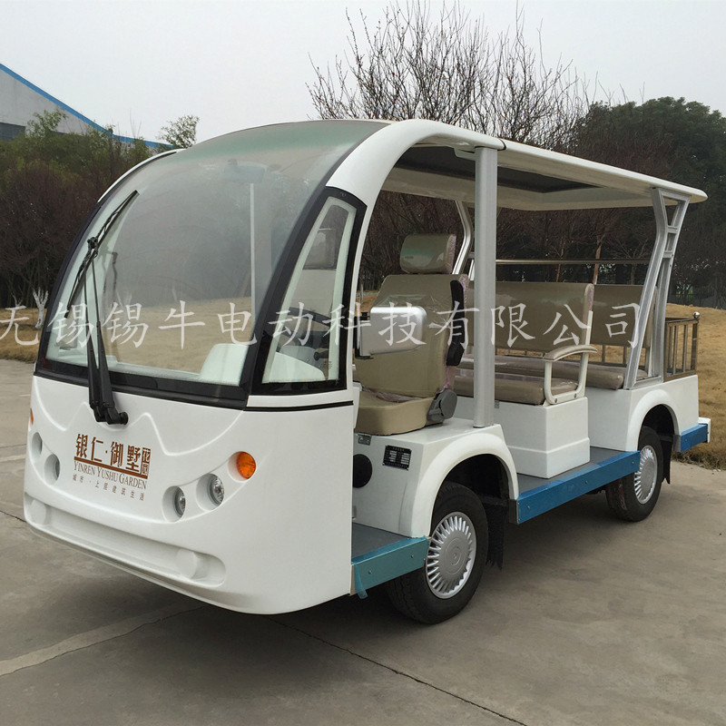 扬州8座四轮电动车，景区观光车房产看房车，园区旅游车
