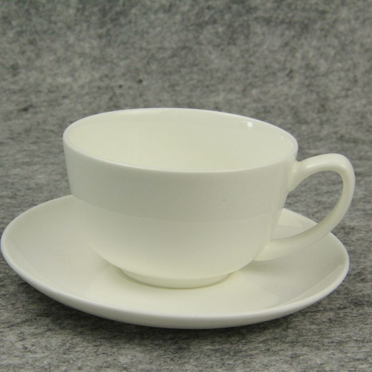 唐山高骨瓷 大明海杯碟 咖啡杯 茶杯 厂家批发 可定制Logo 陶瓷
