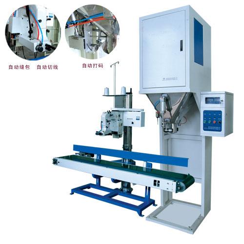 精科JKC-200C型无水硫酸钠敞口型粉体定量包装机+自动缝包机