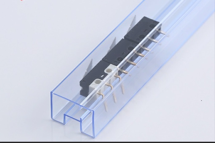 北京透明包装管厂家专业定制不卡料IC管PVC方管
