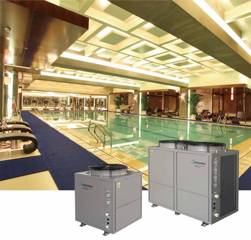 泳池工程机，空气能热水泳池工程机组T8系列，专业空气能热水工程