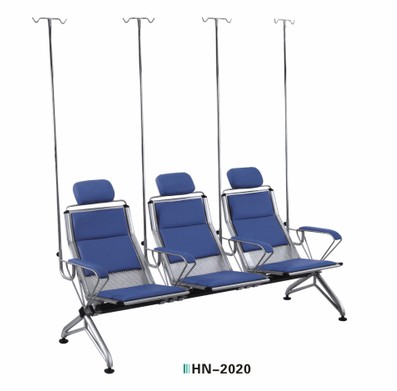 厂家直销排椅 输液椅 三人位输液椅 三人位不锈钢带点滴架排椅