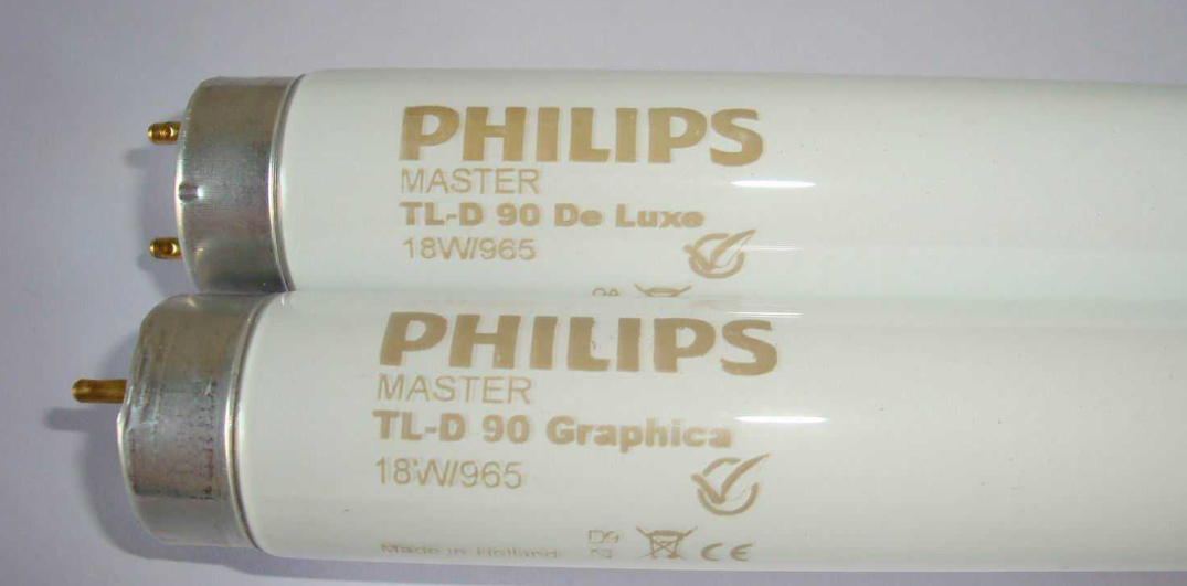 PHILIPS TL-D 90 De Luxe 18W/965/950对色箱**灯管