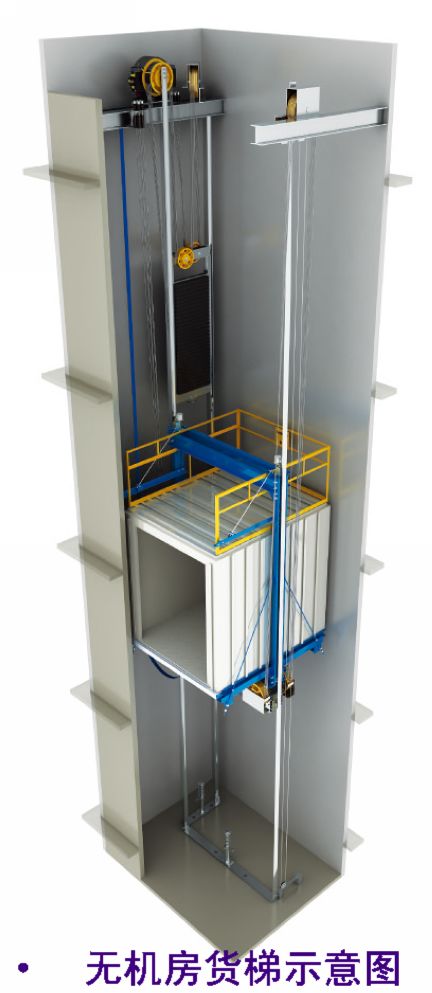 上海无机房载货电梯公司 贯通门 3000kg 厂家直销 免费测量