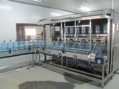 大桶水厂桶装水灌装机设备|大桶矿泉水全自动灌装线