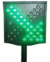深圳如晖专业生产LED车道通行灯,LED收费站指示灯