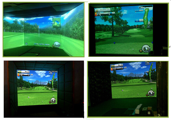 高尔夫模拟器 室内模拟高尔夫 室内高尔夫练习器