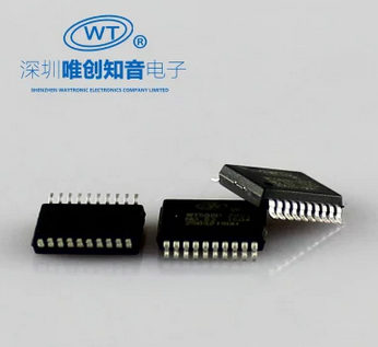 WT588D-20SS系列语音芯片 单片机内核USB驱动SSOP20外挂SPI-FLASH